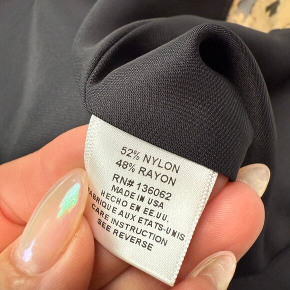 Lavender Brown Stitch Fix Leopard Print Keyhole Detail Shift Dress Large NWT - Picture 8 of 8